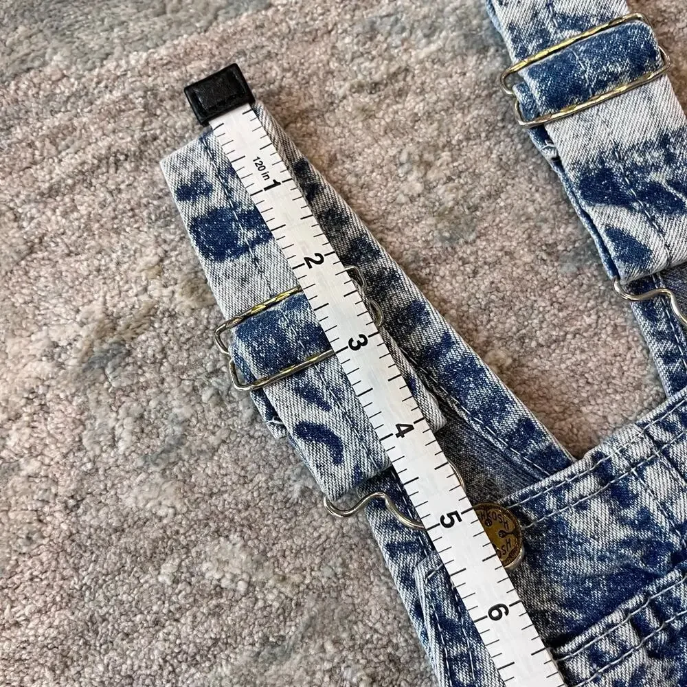 Vintage OshKosh Acid Wash Overalls 5T USA